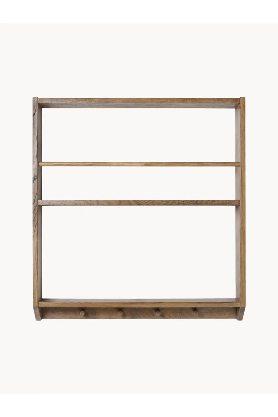 Eli Shelves with hooks - Smoked oak van KAS Kopenhagen | Kids Conceptstore Le Fanfare