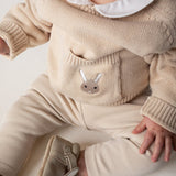 Ellie Leggings - Macaroon van Donsje Amsterdam | Kids Conceptstore Le Fanfare