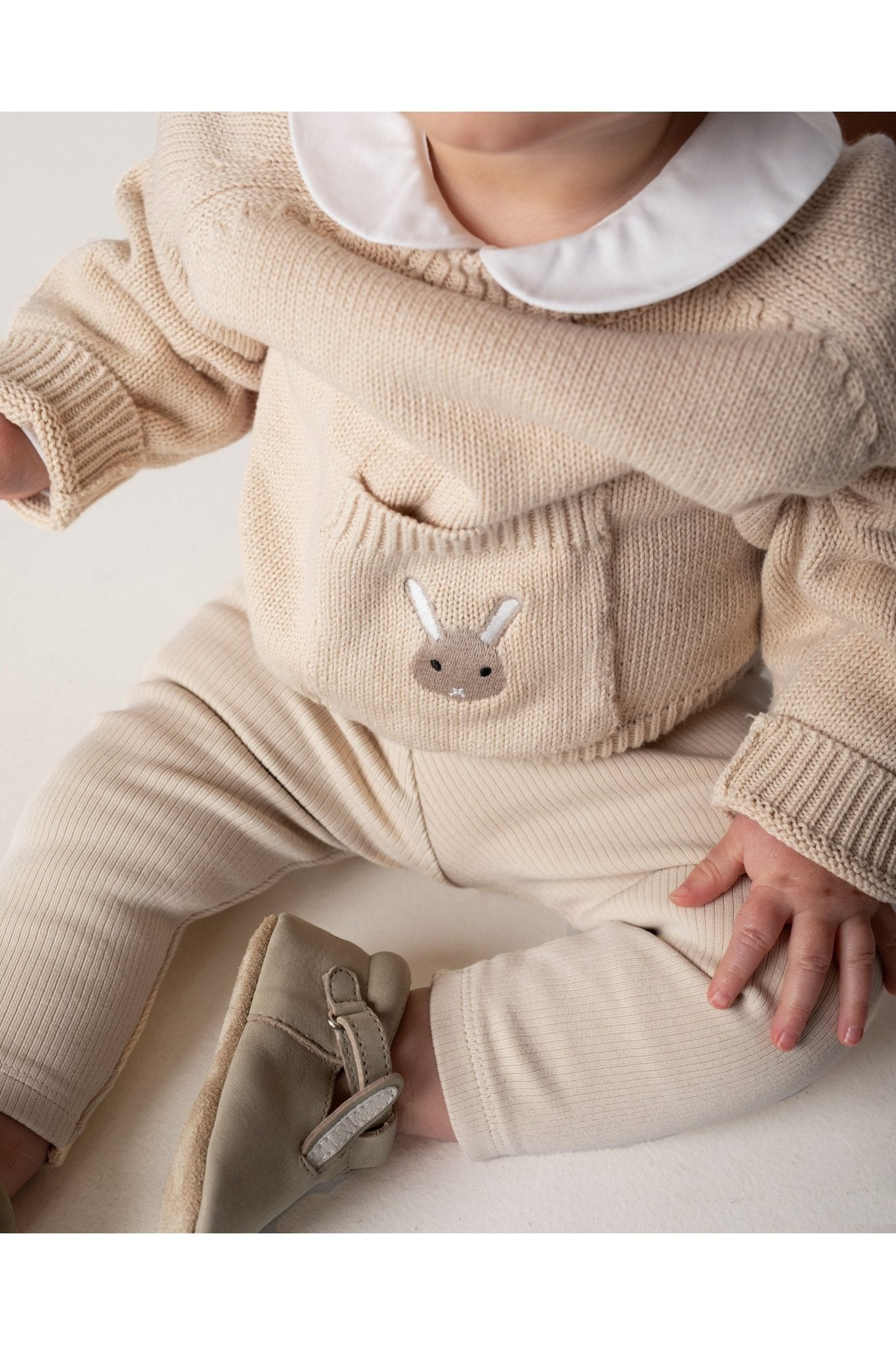 Ellie Leggings - Macaroon van Donsje Amsterdam | Kids Conceptstore Le Fanfare