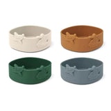 Emily Bowl 4-Pack - Blue fog multi mix van Liewood | Kids Conceptstore Le Fanfare