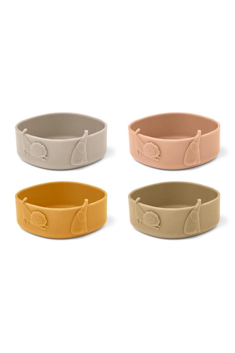 Emily Bowl 4-Pack - Tuscany rose multi mix van Liewood | Kids Conceptstore Le Fanfare