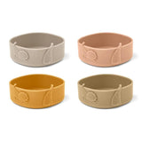 Emily Bowl 4-Pack - Tuscany rose multi mix van Liewood | Kids Conceptstore Le Fanfare