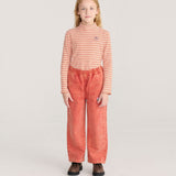 Energy Flower Stripes turtle neck T-shirt - Offwhite van Bobo Choses | Kids Conceptstore Le Fanfare