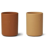 Ethan cup - 2 pack Yellow mix van Liewood | Kids Conceptstore Le Fanfare