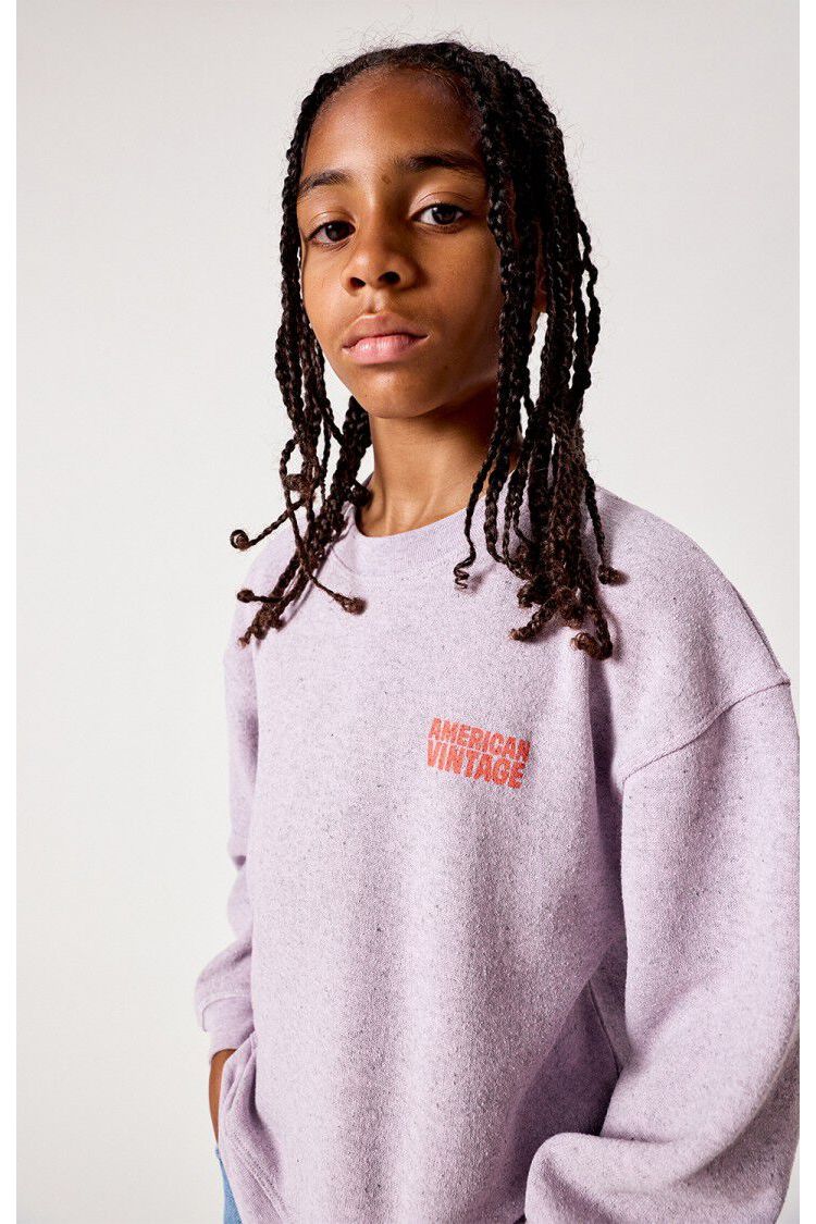Evona sweatshirt - Dragee surteint van American Vintage | Kids Conceptstore Le Fanfare
