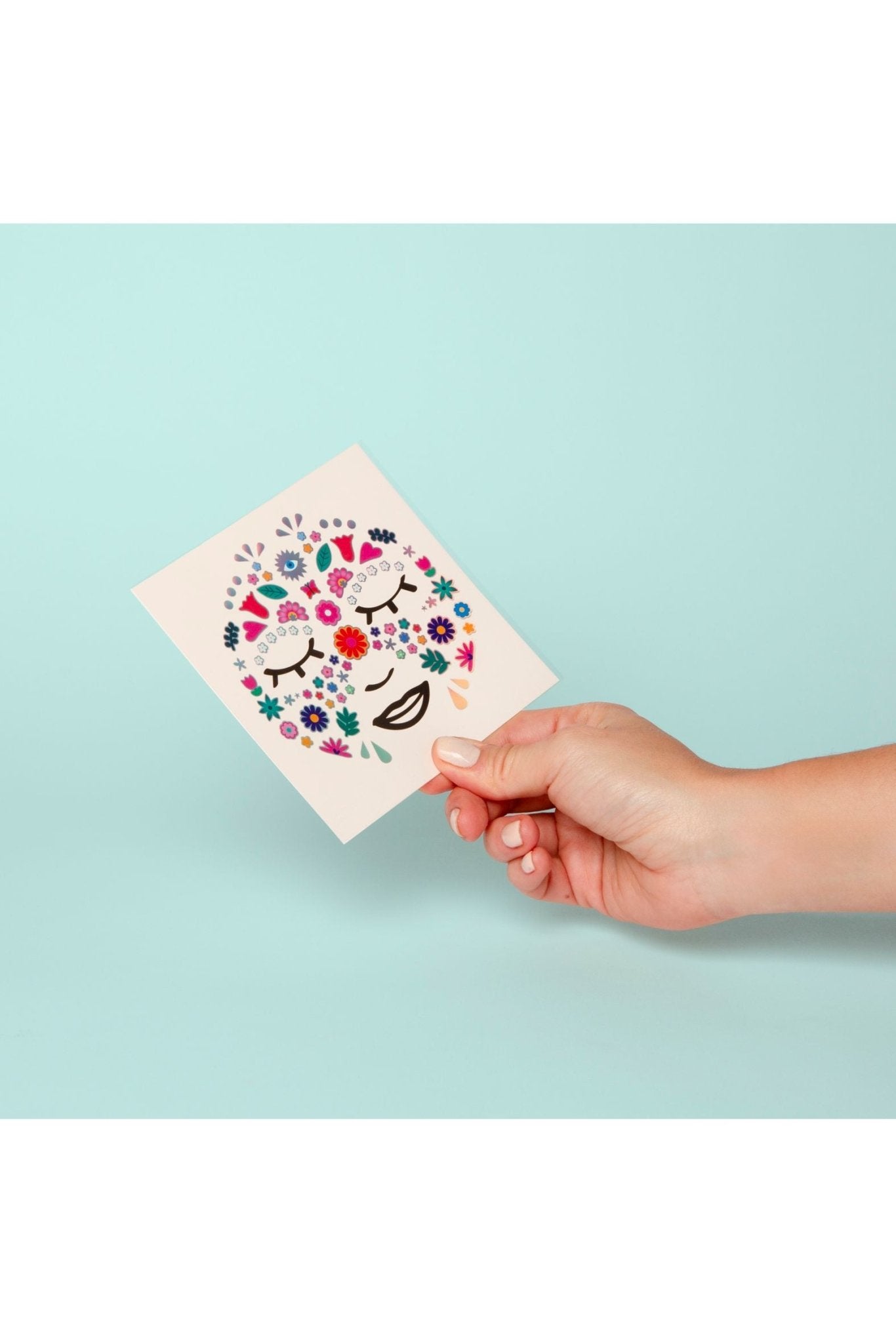 FACE STICKERS - FLOWER van OMY | Kids Conceptstore Le Fanfare