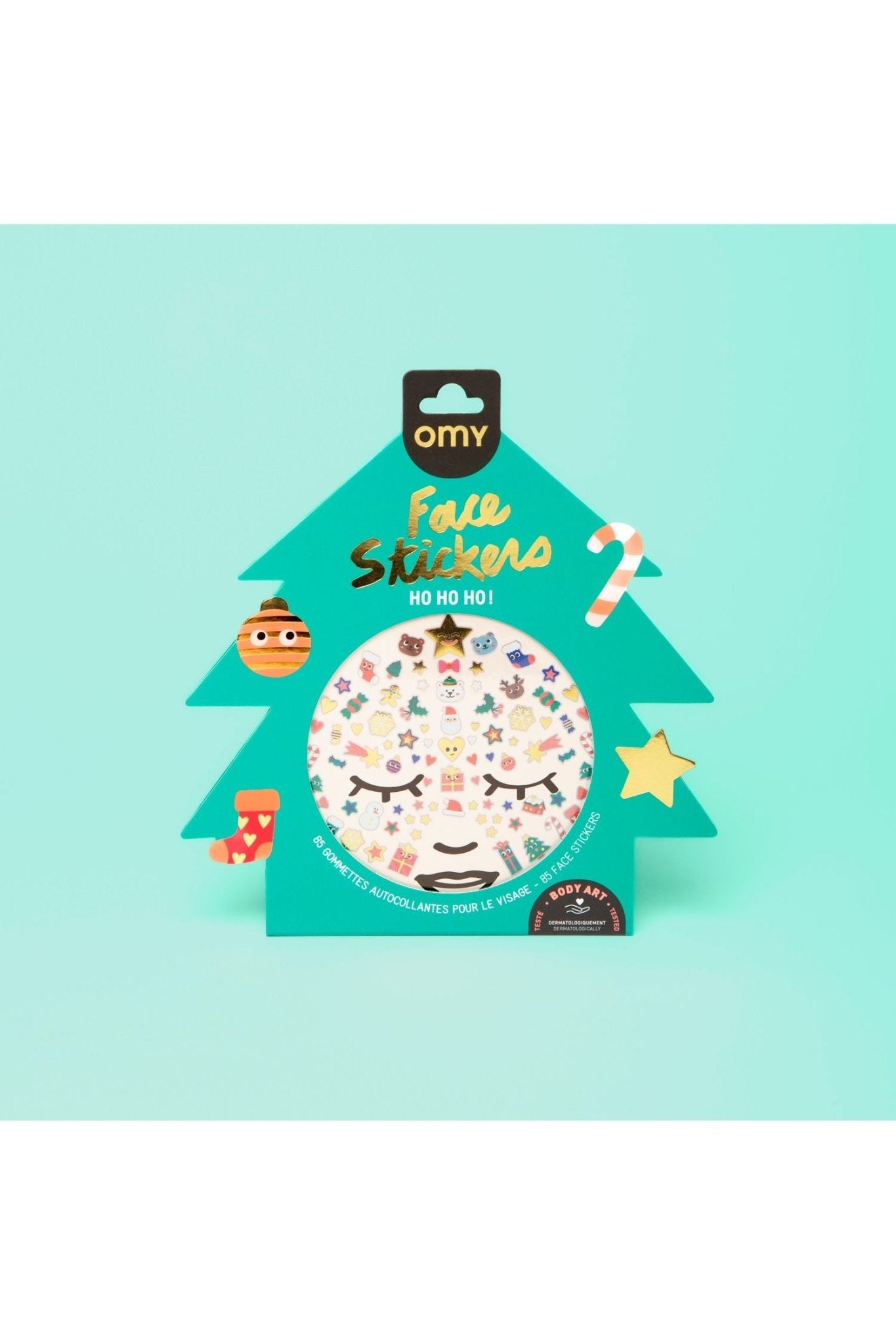 FACE STICKERS - HO HO HO van OMY | Kids Conceptstore Le Fanfare