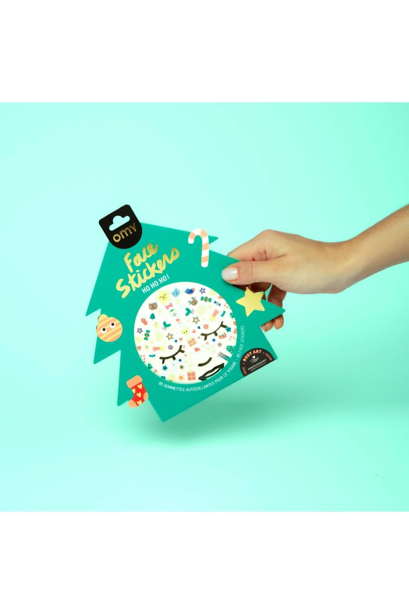 FACE STICKERS - HO HO HO van OMY | Kids Conceptstore Le Fanfare