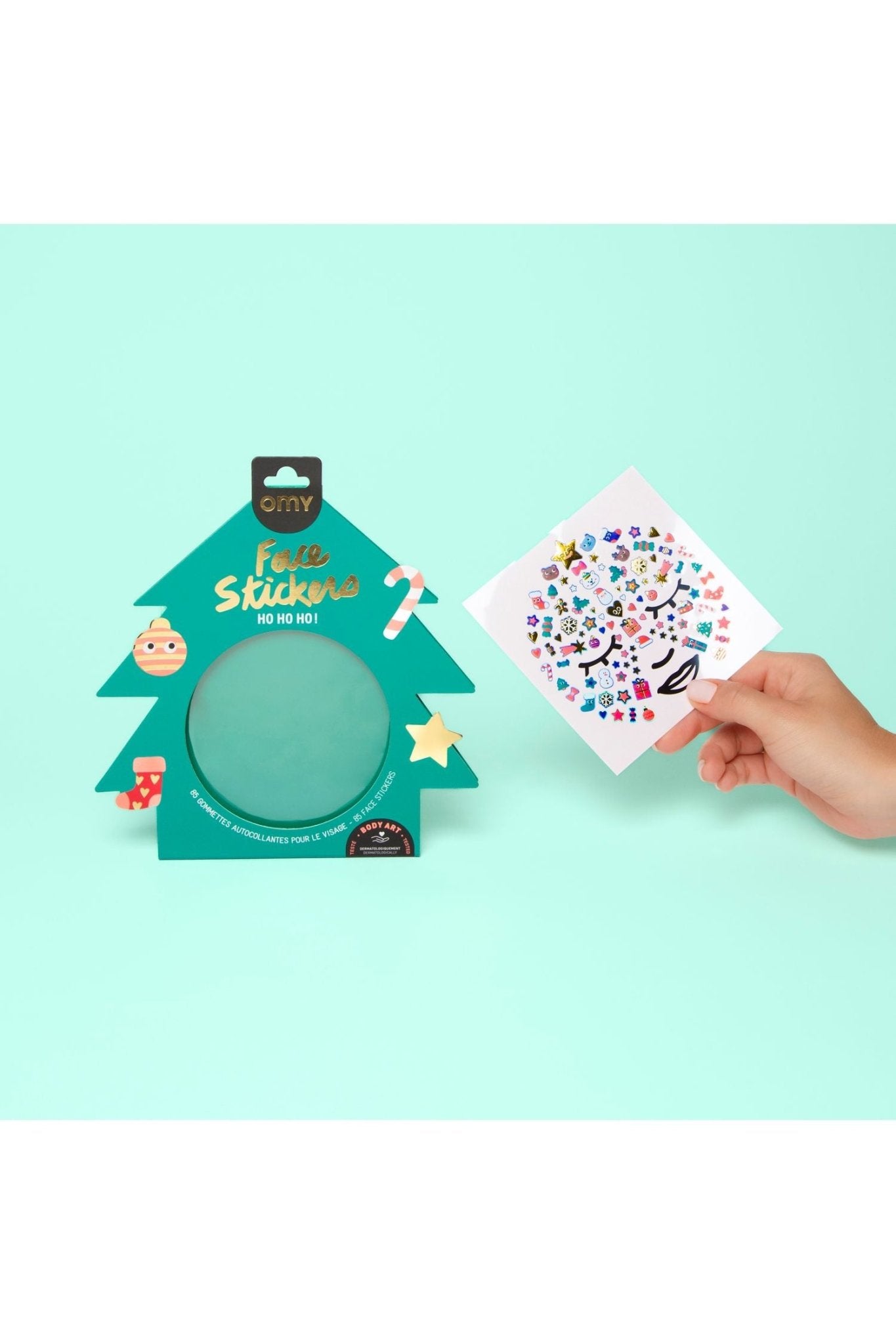 FACE STICKERS - HO HO HO van OMY | Kids Conceptstore Le Fanfare
