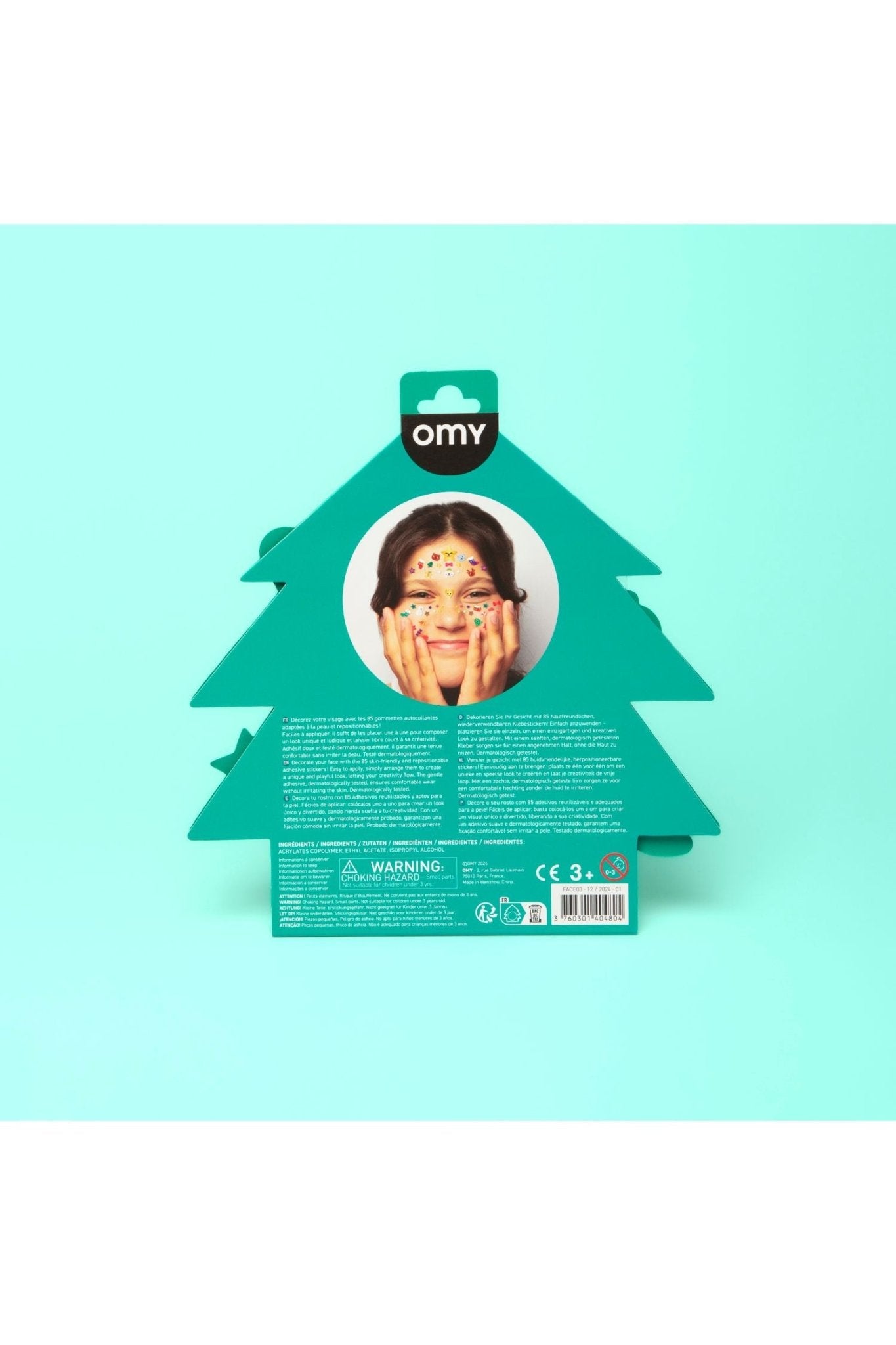 FACE STICKERS - HO HO HO van OMY | Kids Conceptstore Le Fanfare