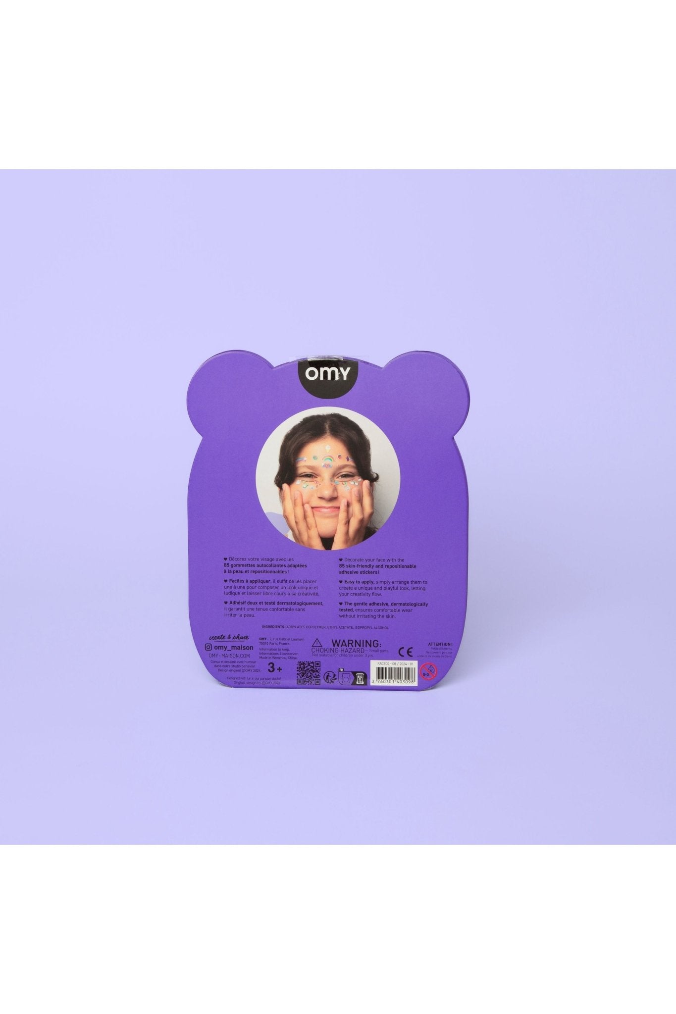 FACE STICKERS - KAWAI van OMY | Kids Conceptstore Le Fanfare