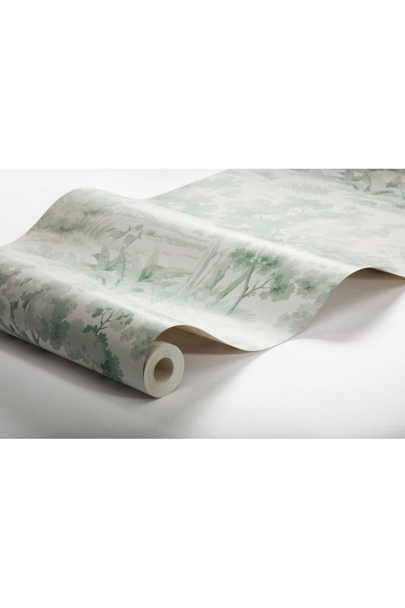 Falsterbo III - Countryside Morning - Green van Boråstapeter | Kids Conceptstore Le Fanfare