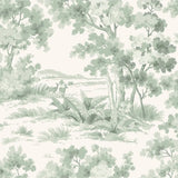 Falsterbo III - Countryside Morning - Green van Boråstapeter | Kids Conceptstore Le Fanfare