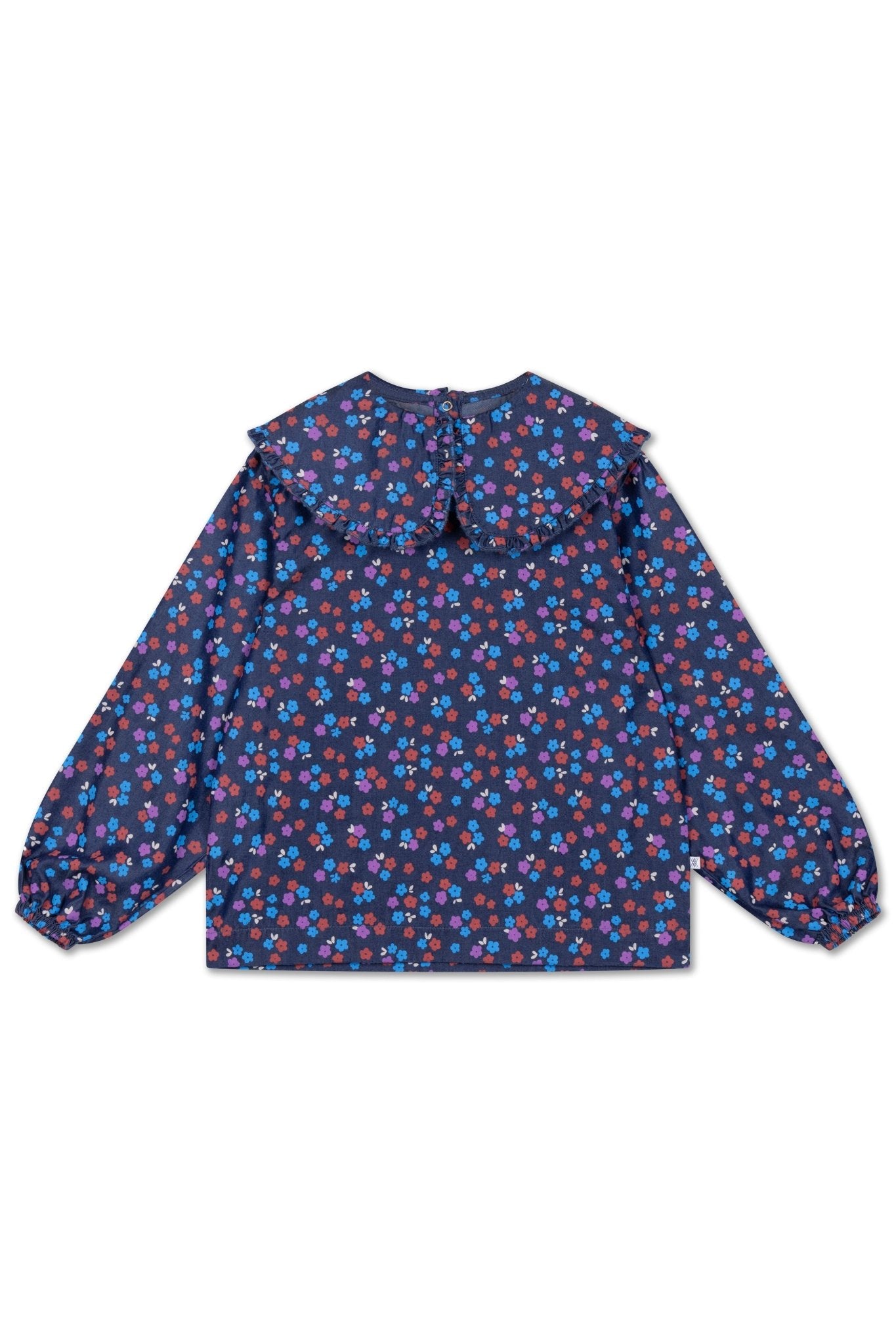 Fancy collar blouse - Scattered petals van Repose AMS | Kids Conceptstore Le Fanfare