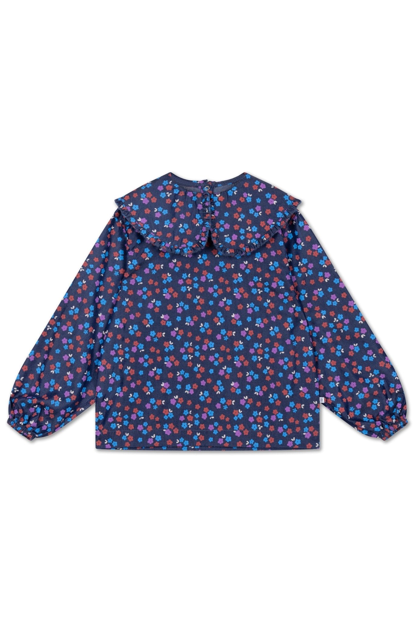 Fancy collar blouse - Scattered petals van Repose AMS | Kids Conceptstore Le Fanfare
