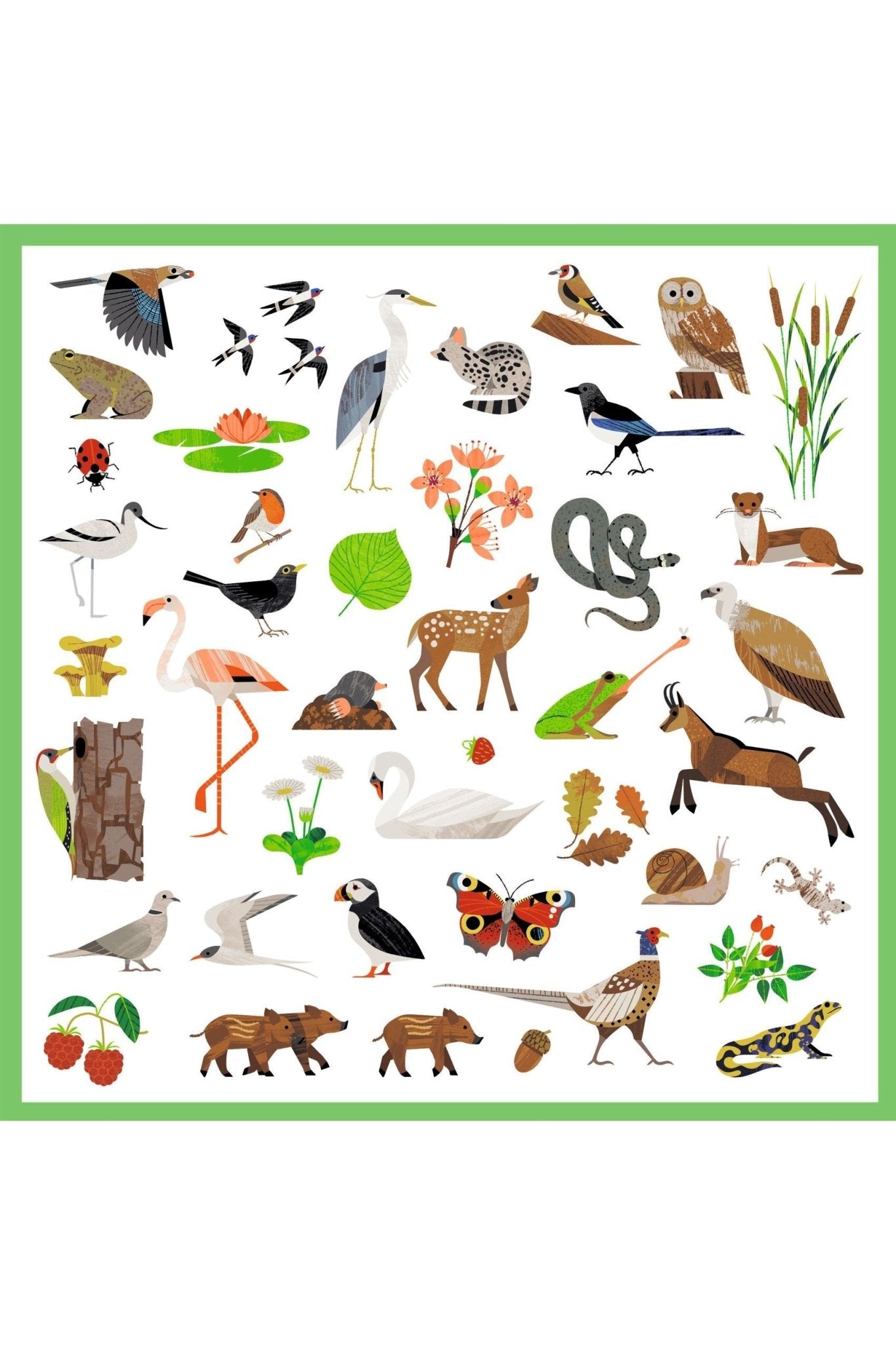 Fauna - Stickers van Djeco | Kids Conceptstore Le Fanfare
