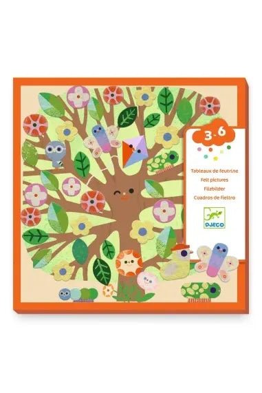 Felt pictures - Through the seasons van Djeco | Kids Conceptstore Le Fanfare