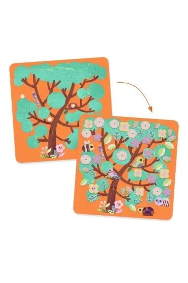 Felt pictures - Through the seasons van Djeco | Kids Conceptstore Le Fanfare