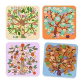 Felt pictures - Through the seasons van Djeco | Kids Conceptstore Le Fanfare