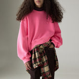 Fenya sweatshirt - Fluo pink van Bellerose | Kids Conceptstore Le Fanfare