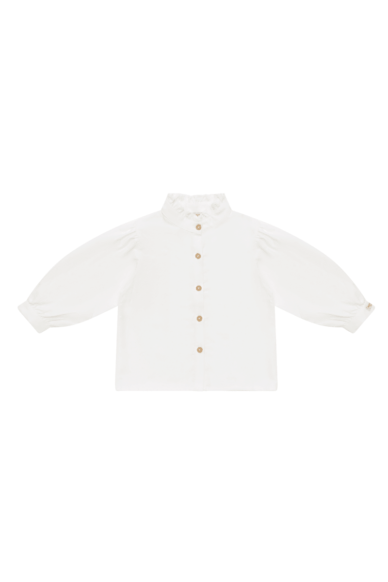 Fini Blouse - Off White van Donsje Amsterdam | Kids Conceptstore Le Fanfare