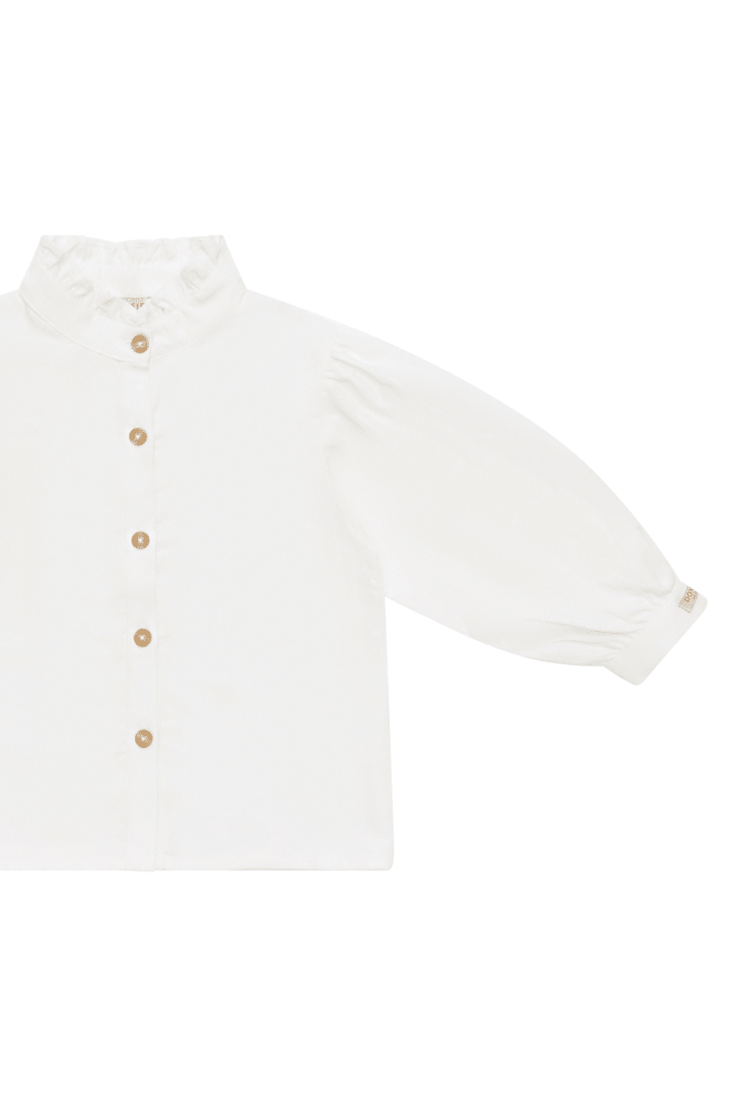 Fini Blouse - Off White van Donsje Amsterdam | Kids Conceptstore Le Fanfare