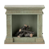Fireplace, Miniature - Dusty green van Maileg | Kids Conceptstore Le Fanfare