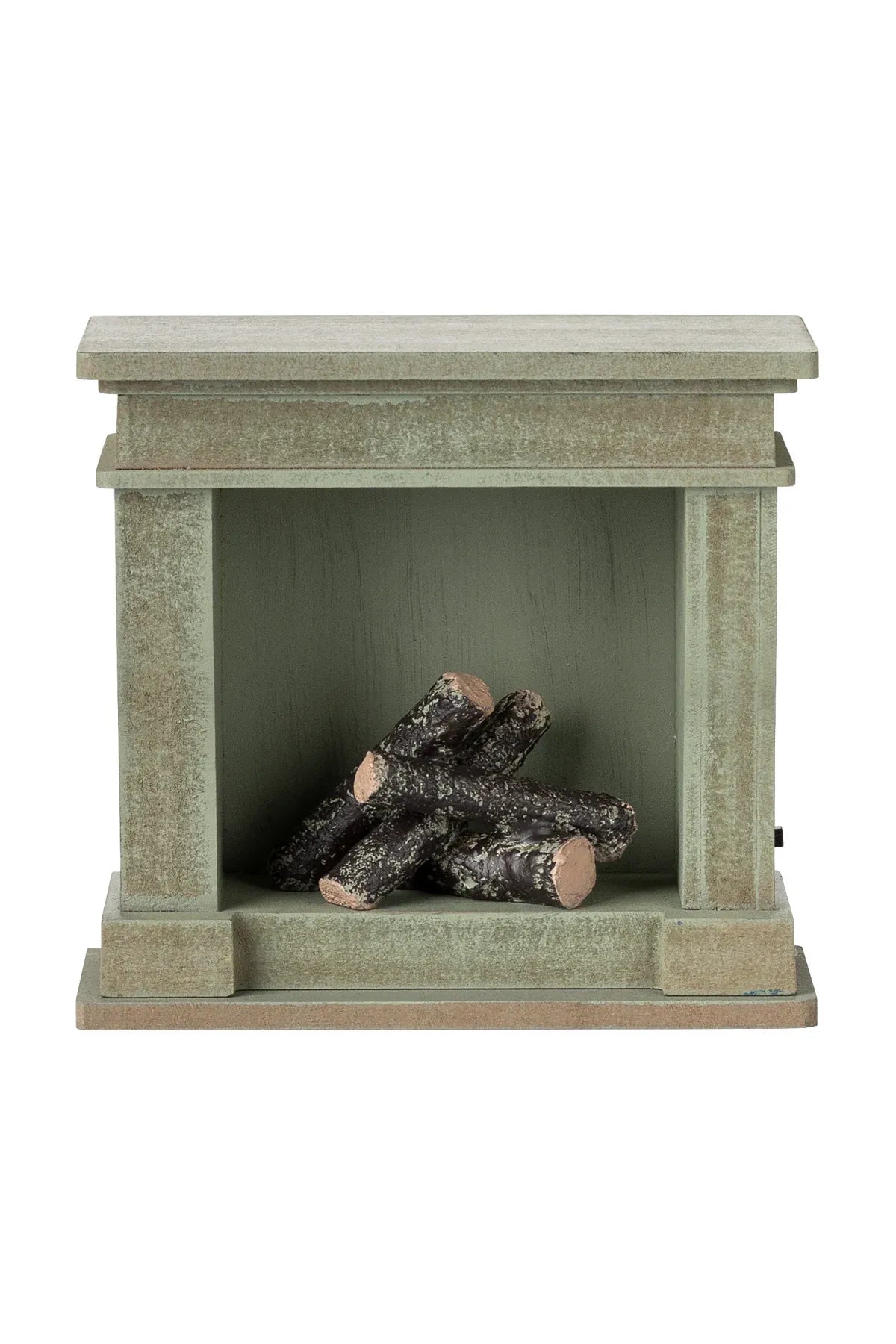 Fireplace, Miniature - Dusty green van Maileg | Kids Conceptstore Le Fanfare