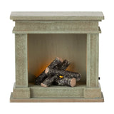Fireplace, Miniature - Dusty green van Maileg | Kids Conceptstore Le Fanfare