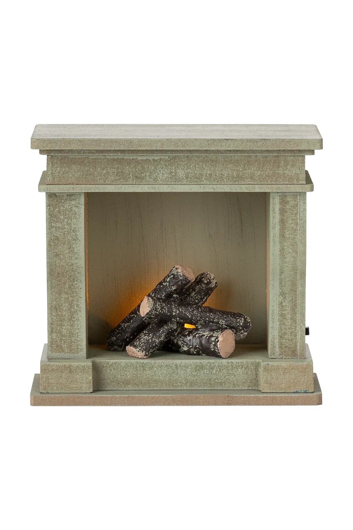 Fireplace, Miniature - Dusty green van Maileg | Kids Conceptstore Le Fanfare