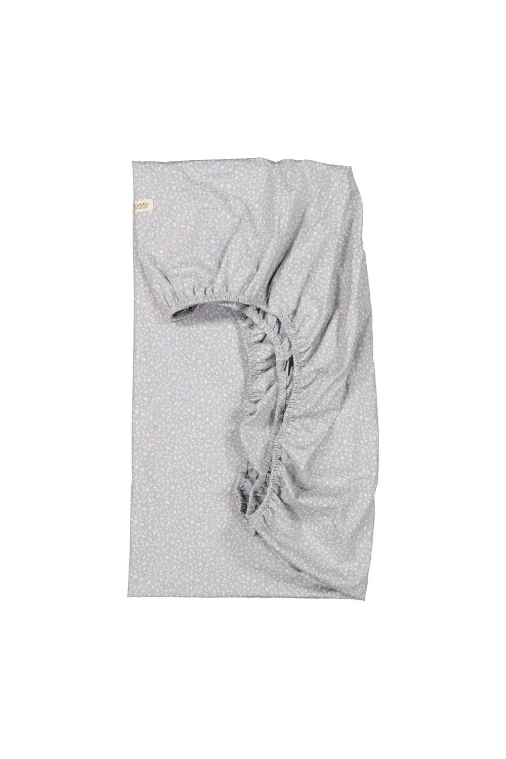 Fitted Sheet Meadow Leaves Cotton Percale Home van MarMar Copenhagen | Kids Conceptstore Le Fanfare