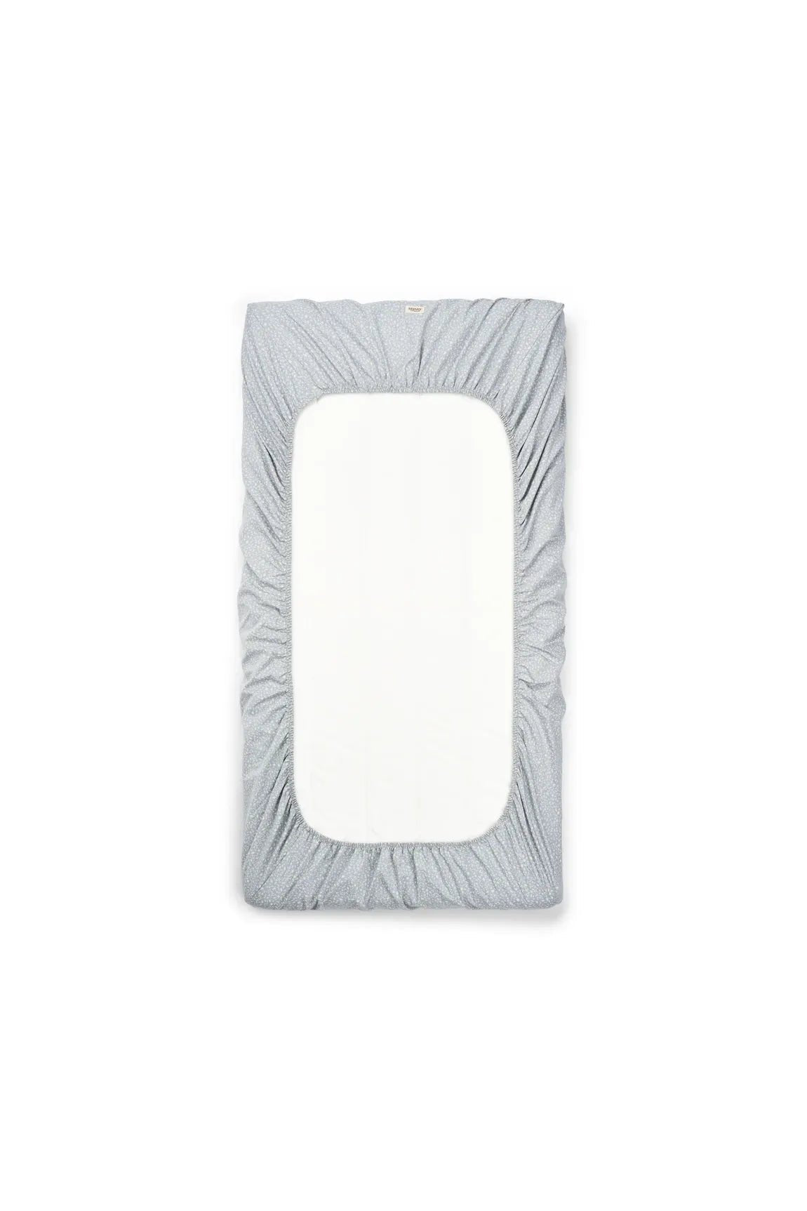 Fitted Sheet Meadow Leaves Cotton Percale Home van MarMar Copenhagen | Kids Conceptstore Le Fanfare