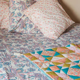 Fitted Sheet Nicole Blue Wild Bouquet van Louise Misha | Kids Conceptstore Le Fanfare