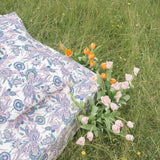 Fitted Sheet Nicole Blue Wild Bouquet van Louise Misha | Kids Conceptstore Le Fanfare