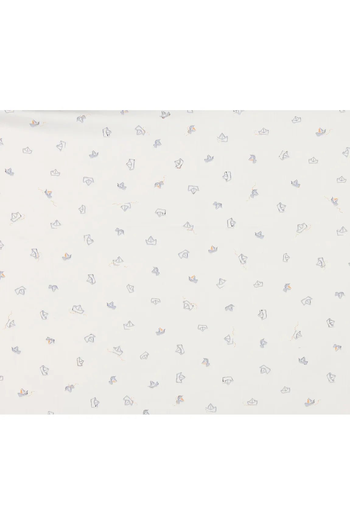 Fitted Sheet Paper Boats Cotton Percale Home van MarMar Copenhagen | Kids Conceptstore Le Fanfare