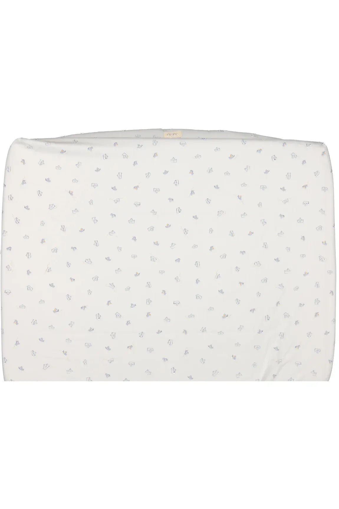Fitted Sheet Paper Boats Cotton Percale Home van MarMar Copenhagen | Kids Conceptstore Le Fanfare