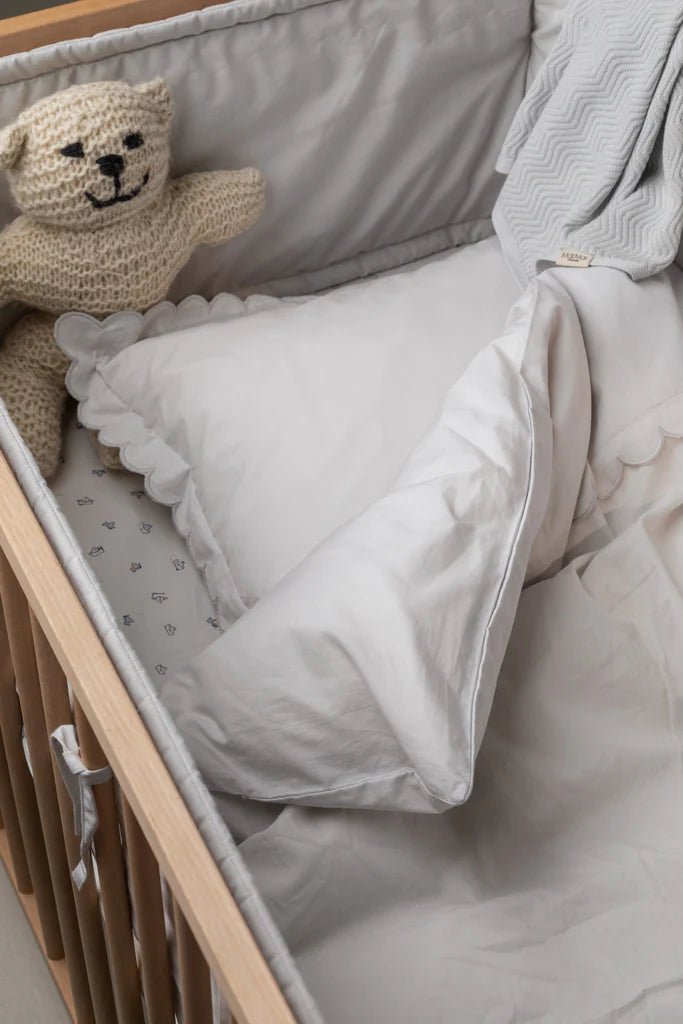 Fitted Sheet Paper Boats Cotton Percale Home van MarMar Copenhagen | Kids Conceptstore Le Fanfare