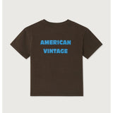 Fizvalley t-shirt - Choco vintage van American Vintage | Kids Conceptstore Le Fanfare