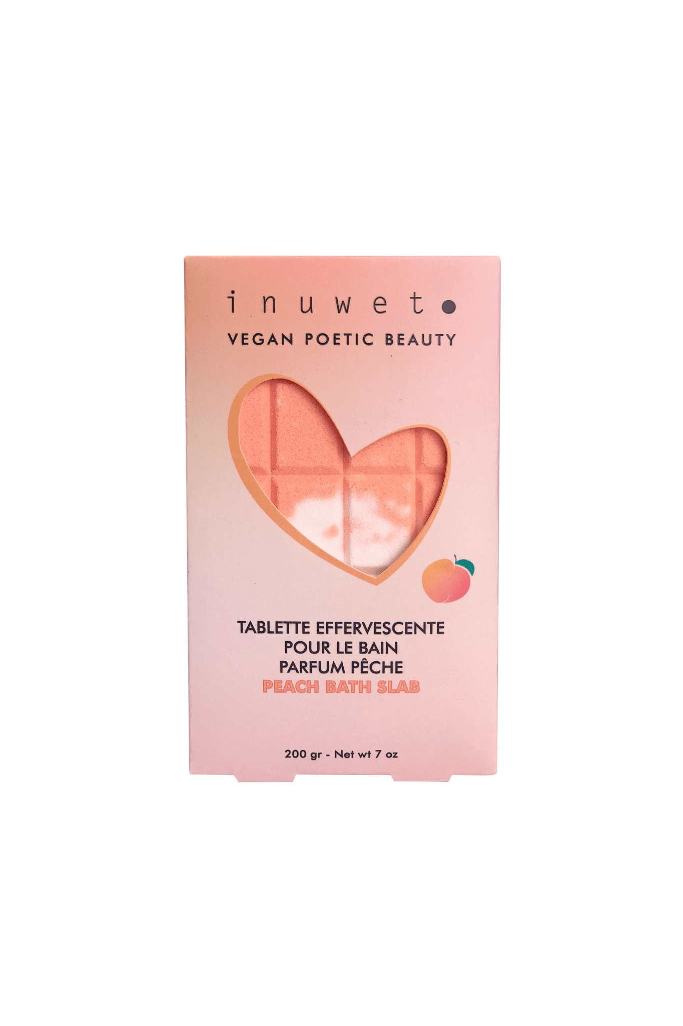 Fizzer Bath Slab | Peach van Inuwet | Kids Conceptstore Le Fanfare