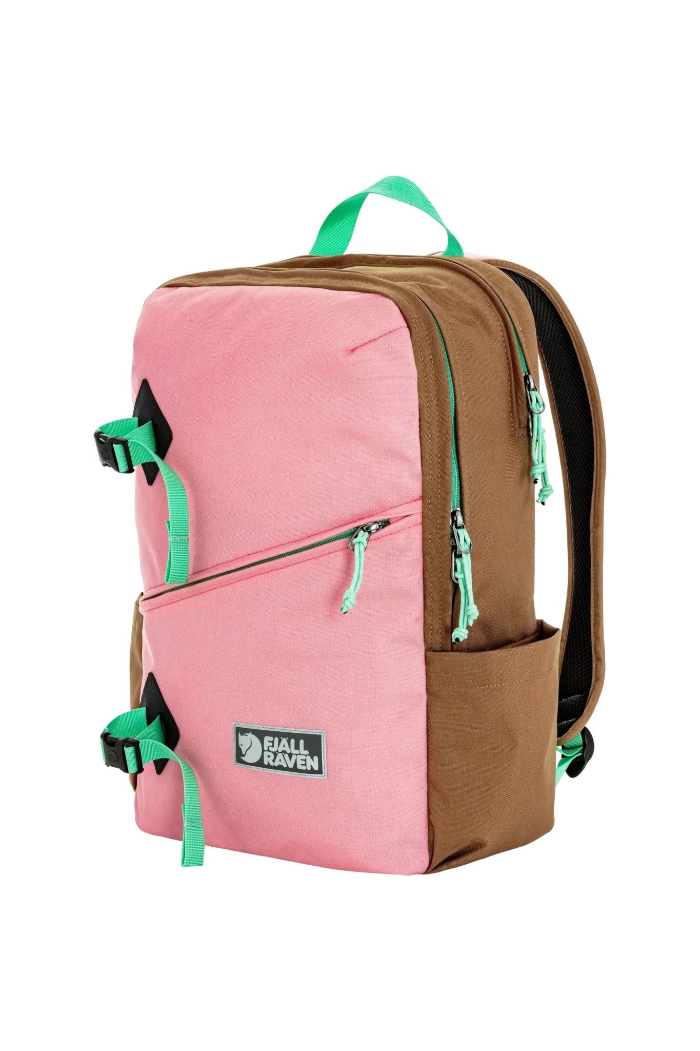 Fjallraven Vardag Backpack 17 - Poppy Pink-Khaki Dust van Fjallraven | Kids Conceptstore Le Fanfare