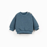 Fleece sweater - Cyanotype van Play Up | Kids Conceptstore Le Fanfare