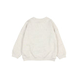 Fleece sweatshirt - Ecru melange van Búho | Kids Conceptstore Le Fanfare