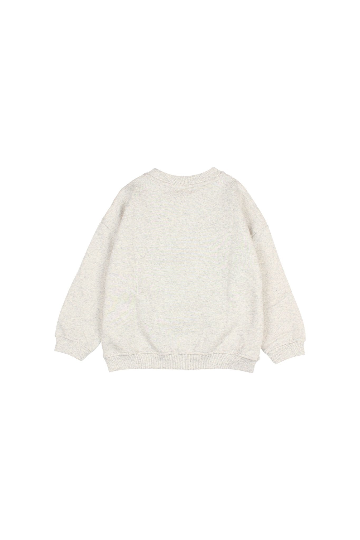 Fleece sweatshirt - Ecru melange van Búho | Kids Conceptstore Le Fanfare