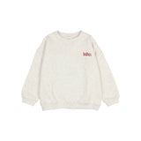 Fleece sweatshirt - Ecru melange van Búho | Kids Conceptstore Le Fanfare