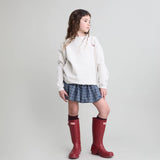 Fleece sweatshirt - Ecru melange van Búho | Kids Conceptstore Le Fanfare