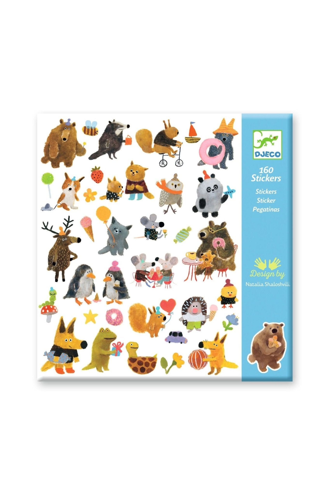 Fluffy friends - Stickers van Djeco | Kids Conceptstore Le Fanfare