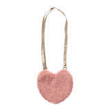 Fluffy Love Heart Bag - Dark Pink van Rockahula | Kids Conceptstore Le Fanfare
