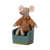Folding Chair, Mouse - Mint van Maileg | Kids Conceptstore Le Fanfare