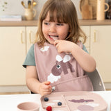Foodie compartment plate | Happy clouds - Powder van Done by Deer | Kids Conceptstore Le Fanfare