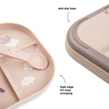 Foodie compartment plate | Happy clouds - Powder van Done by Deer | Kids Conceptstore Le Fanfare